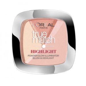 L'Oreal Paris True Match Highlight Powder Glow Illuminator pudrová tvářenka 202 Rosy Glow 9 g