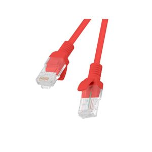 Lanberg Patch kabel 0.25m červený [PCU6-10CC-0025-R]