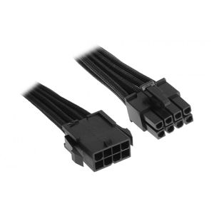 BitFenix 8-Pin EPS12V prodlužovací kabel 45cm opletený - černý [BFA-MSC-8EPS45KK-RP]