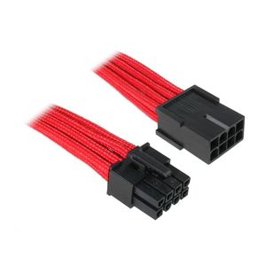 BitFenix 8-Pin EPS12V prodlužovací kabel 45cm opletený - červeno-černý [BFA-MSC-8EPS45RK-RP]