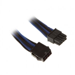 BitFenix 8-Pin EPS12V prodlužovací kabel 45cm opletený - modro-černý [BFA-MSC-8EPS45BKK-RP]