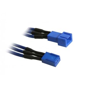 BitFenix 3-Pin prodlužovací kabel 90cm opletený - modrý [BFA-MSC-3F90BB-RP]