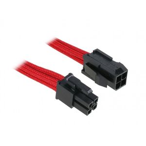 BitFenix 4-Pin ATX12V prodlužovací kabel 45cm opletený - červeno-černý [BFA-MSC-4ATX45RK-RP]