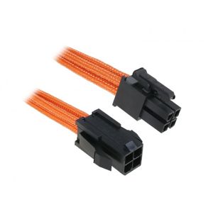 BitFenix 4-Pin ATX12V prodlužovací kabel 45cm opletený - oranžovo-černý [BFA-MSC-4ATX45OK-RP]