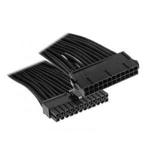 BitFenix 24-Pin ATX prodlužovací kabel 30cm opletený - černý [BFA-MSC-24ATX45KK-RP]