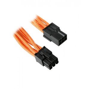 BitFenix 6-Pin PCIe prodlužovačka 45cm - sleeved - oranžovo-černá