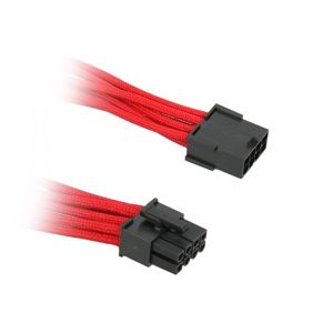 BitFenix 8-Pin PCIe prodlužovací kabel 45cm opletený - červeno-černý [BFA-MSC-8PEG45RK-RP]