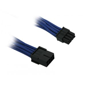 BitFenix 8-Pin PCIe prodlužovací kabel 45cm opletený - modro-černý [BFA-MSC-8PEG45BK-RP]