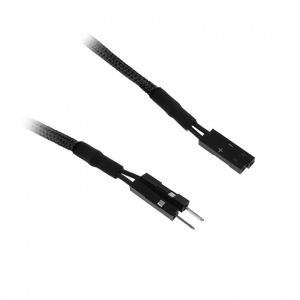 BitFenix 2-Pin I/O prodlužovací kabel 30 cm opletený - černý [BFA-MSC-2IO30KK-RP]