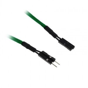 BitFenix 2-Pin I/O prodlužovací kabel 30 cm opletený - zeleno-černý [BFA-MSC-2IO30GK-RP]