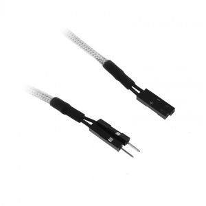 BitFenix 2-Pin I/O prodlužovací kabel 30 cm opletený - bílo-černý [BFA-MSC-2IO30WK-RP]