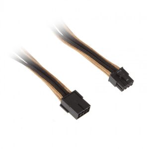BitFenix 8-Pin PCIe prodlužovací kabel 45cm opletený - zlato-černý [BFA-MSC-8PEG45AKK-CK]