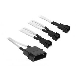 BitFenix adapter Molex do 3x 3-Pin 7V 20cm - bílo-černý [BFA-MSC-M33F7VWK-RP]