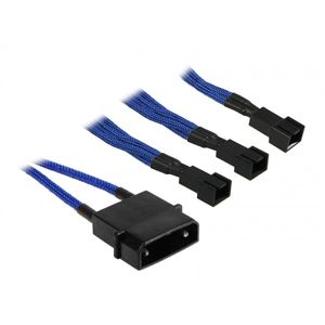 BitFenix adapter Molex do 3x 3-Pin 7V 20cm - modro-černý [BFA-MSC-M33F7VBK-RP]