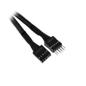BitFenix prodlužovací kabel audio 30cm - opletený černý [BFA-MSC-AUD30KK-RP]