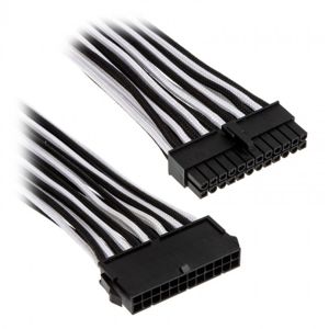 PHANTEKS prodlužovací kabel 24-pin ATX, 500mm - černý/bílý [PH-CB24P_BW]