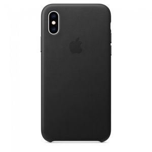Apple iPhone XS Leather Case Black [MRWM2ZM/A]
