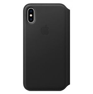 Apple iPhone XS Leather Folio Black [MRWW2ZM/A]