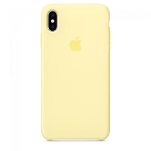 Apple iPhone XS Max Silicone Case žlutý