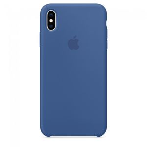 Apple iPhone XS Max Silicone Case modrá