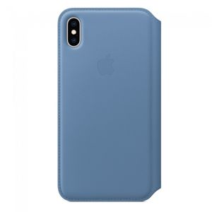 Apple iPhone XS Max Leather Folio chabrowy