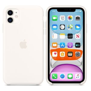 Apple iPhone 11 Silicone Case bílý