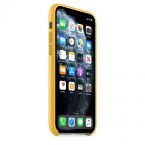 Apple iPhone 11 Pro Leather Case citronová MWYA2ZM/A