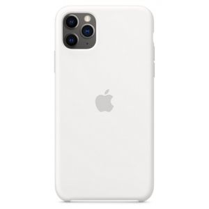 Apple iPhone 11 Pro Max Silicone Case bílý MWYX2ZM/A
