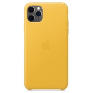 Apple iPhone 11 Pro Max Leather Case Meyer Lemon