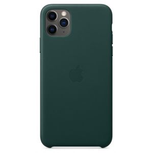 Apple iPhone 11 Pro Max Leather Case leśna zieleń