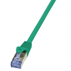 LogiLink Patch kabel kat.6A S/FTP PIMF 0.25m zelený CQ3015S
