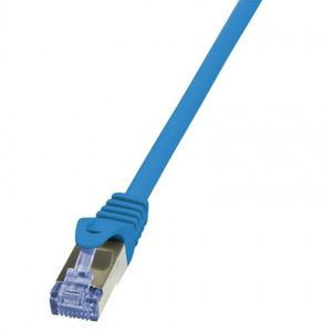 LogiLink Patch kabel kat.6A S/FTP PIMF 0.25m modrý CQ3016S