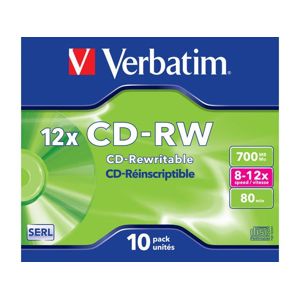 CD-RW Verbatim Scratch Resistant 10ks