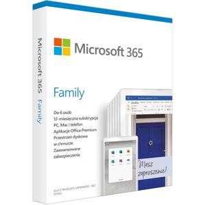 Microsoft 365 Family PL - licencja na rok