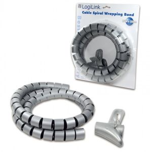 LogiLink Spiral Wrapping stříbrný KAB0014