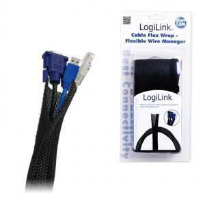 LogiLink elastrický organizér kabelů černý KAB0006