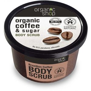 Organic Shop Tělový peeling Brazilská káva 250 ml