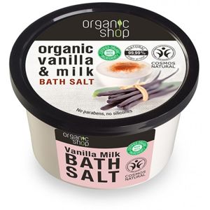 Organic Shop Koupelová sůl Vanilkové mléko 250 ml