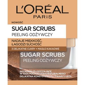 L'Oreal Paris Smooth Sugars Nourish Scrub vyživující pleťový peeling 50 ml
