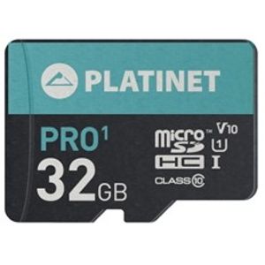 Platinet microSDHC 32GB UHS-I V10 + SD adaptér [PMMSD32UI]