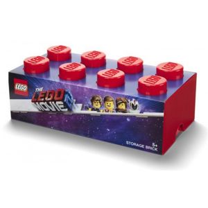Lego Movie 2 Storage Brick 8 Bright Red 40041761