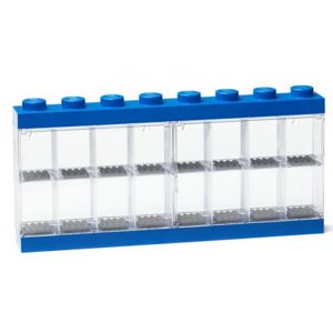 Lego Minifigure Display Case 16 (8 Knob) Bright Blue 40660005