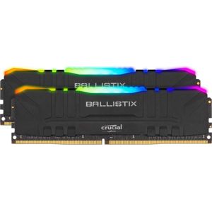 Crucial Ballistix Black RGB 16GB [2x8GB 3000MHz DDR4 CL15 UDIMM] BL2K8G30C15U4BL