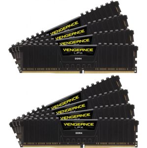 Corsair Vengeance LPX 64GB (8 x 8GB) DDR4 DRAM 3800MHz C19 Memory Kit - Black CMK64GX4M8X3800C19