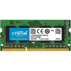 Crucial 8GB DDR3L 1600 MT/s (PC3-12800) CL11 SODIMM 204pin 1.35V/1.5V for Mac
