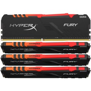 HyperX Fury RGB 32GB [4x8GB 2400MHz DDR4 CL15 DIMM] HX424C15FB3AK4/32