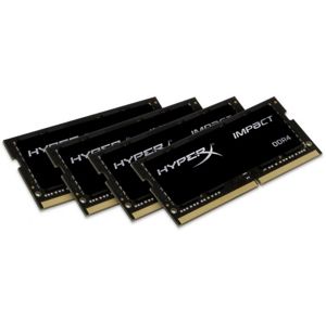 HyperX 64GB (4x16GB 2400MHz DDR4 CL15 SODIMM Impact) [HX424S15IBK4/64]