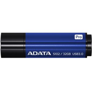 ADATA Superior S102 Pro 32GB USB 3.0 Titanium modrý [90/25MB/s, AS102P-32G-RBL]