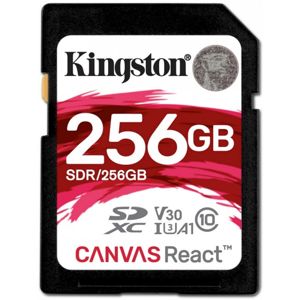 Kingston SDXC Canvas React 256GB UHS-I V30 [SDR/256GB]