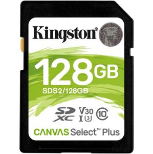 Kingston SDXC Canvas Select Plus 128GB 100R Class 10 UHS-I SDS2/128GB